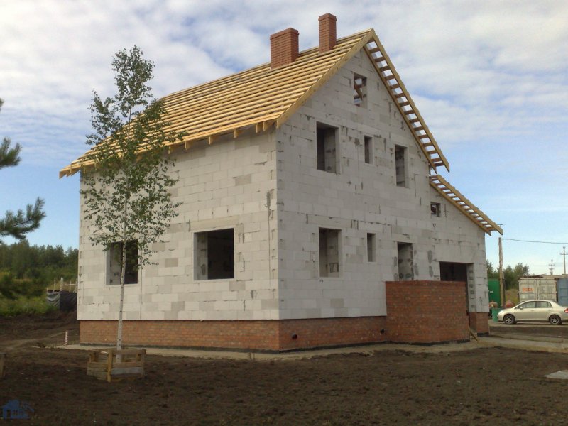 Загородный дом из газобетонных блоков