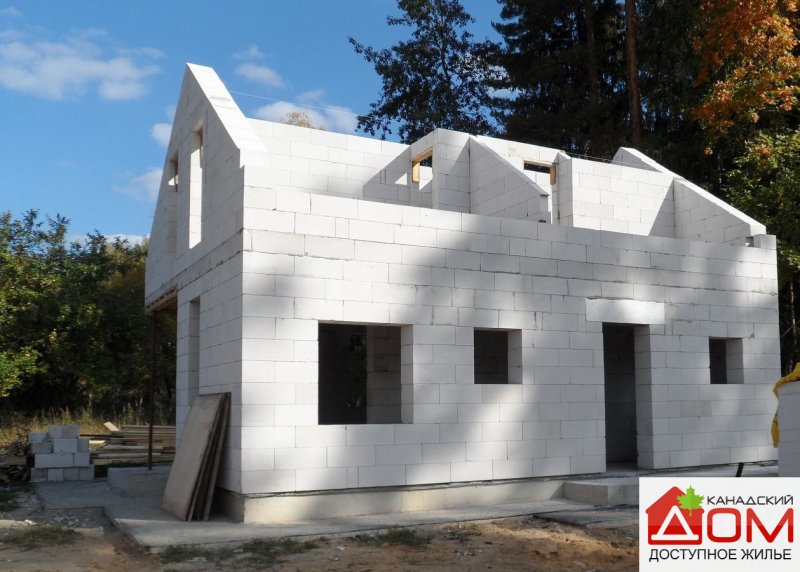 Газобетонные блоки дом