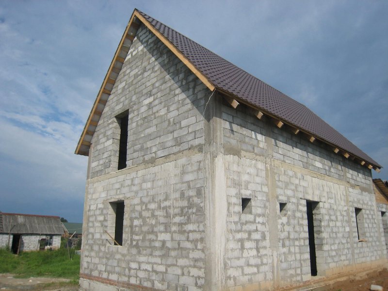 Постройки из пеноблока