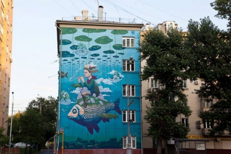 Рисование на стене в доме
