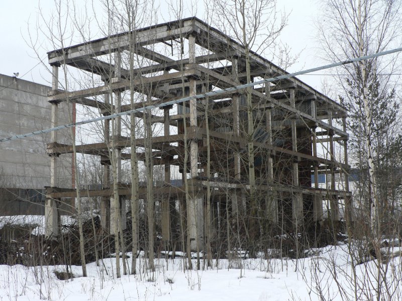 Каркасное жб здание