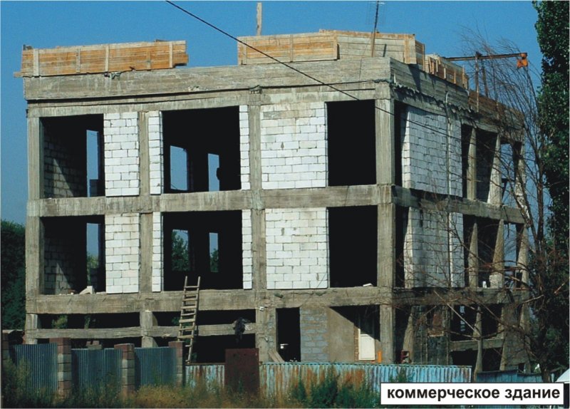 Бетонный частный дом