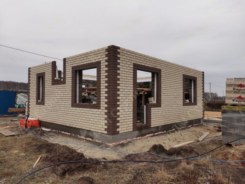 Баня из керамзитобетонных блоков 6 на 4 с мансардой