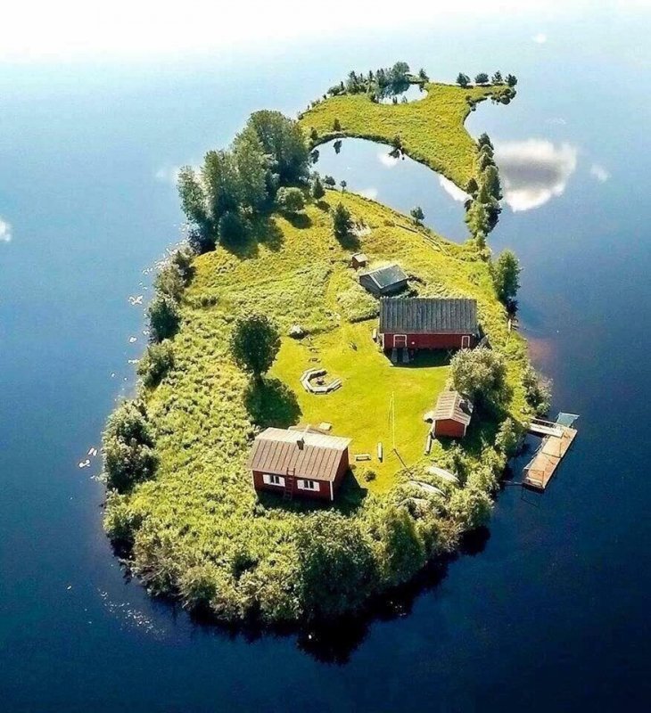 Остров Kotisaari в Финляндии
