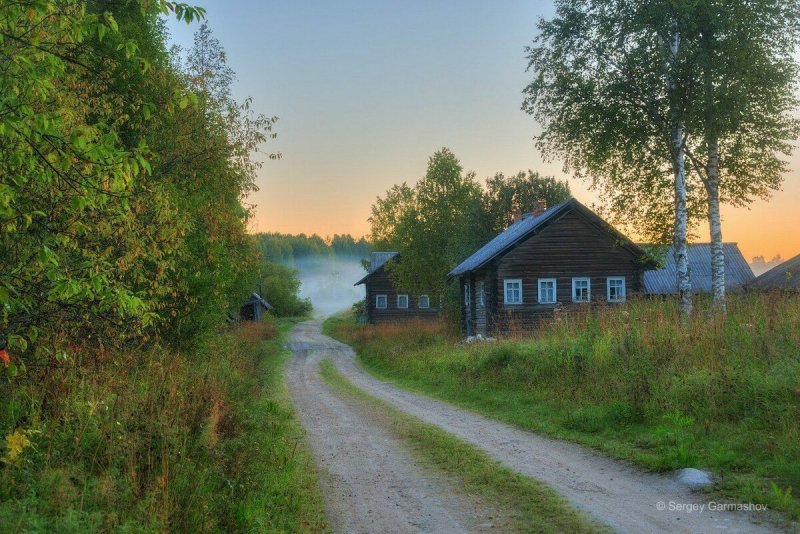 Дорога в деревне