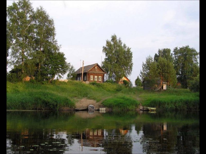 Речка в деревне