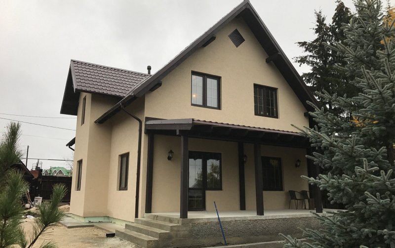 Отделка домов из газобетона