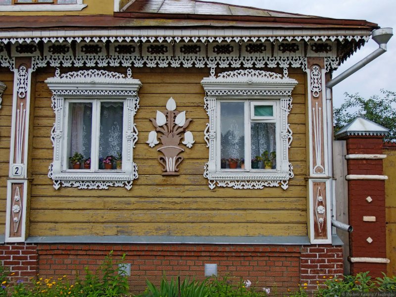 Цветный дом населения в Суздале