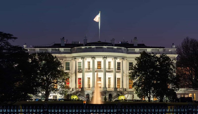 Белый дом США крыша