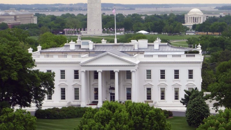 Резиденция президента США белый дом вид сверху