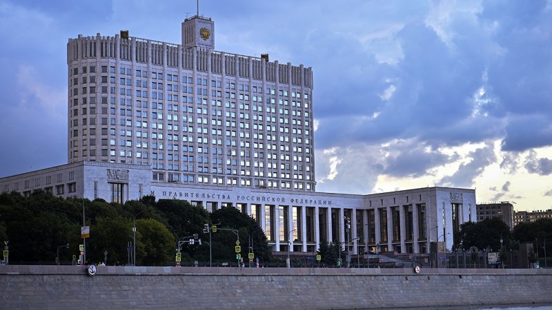 Белый дом здание правительства РФ В Москве