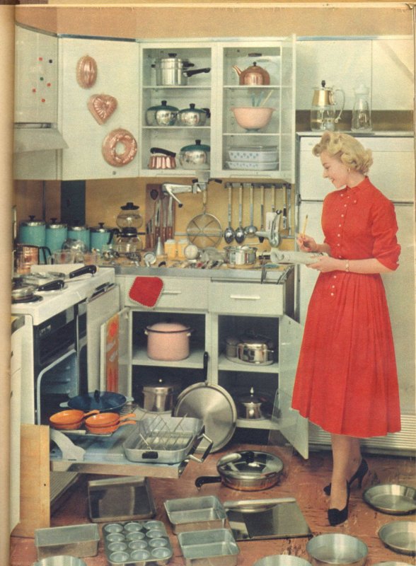 Американская домохозяйка 1950х