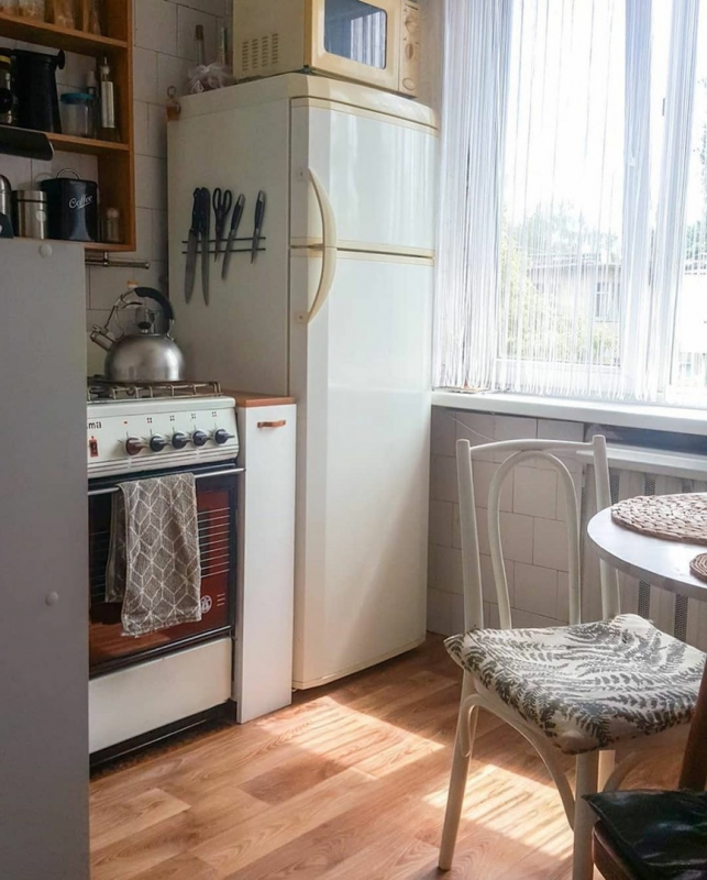 Старая квартира в хрущевке кухня