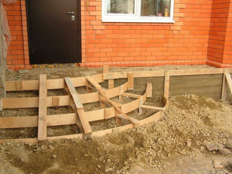 Ступени полукругом