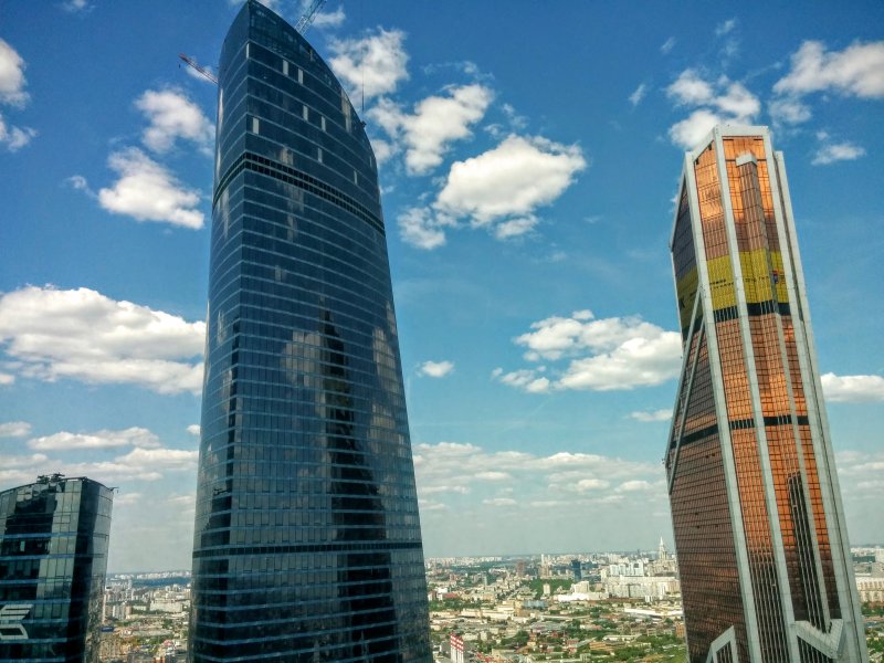 Небоскребы Москва Сити