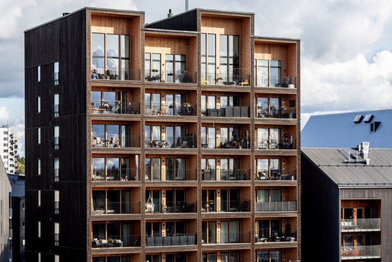 C. F. Møller Architects деревянное здание