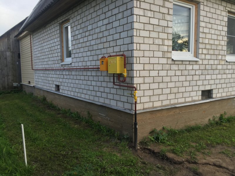 Подводка газа к частному дому