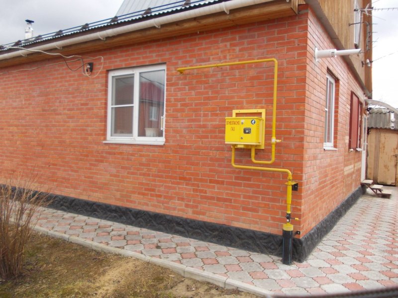 Подводка газа к частному дому