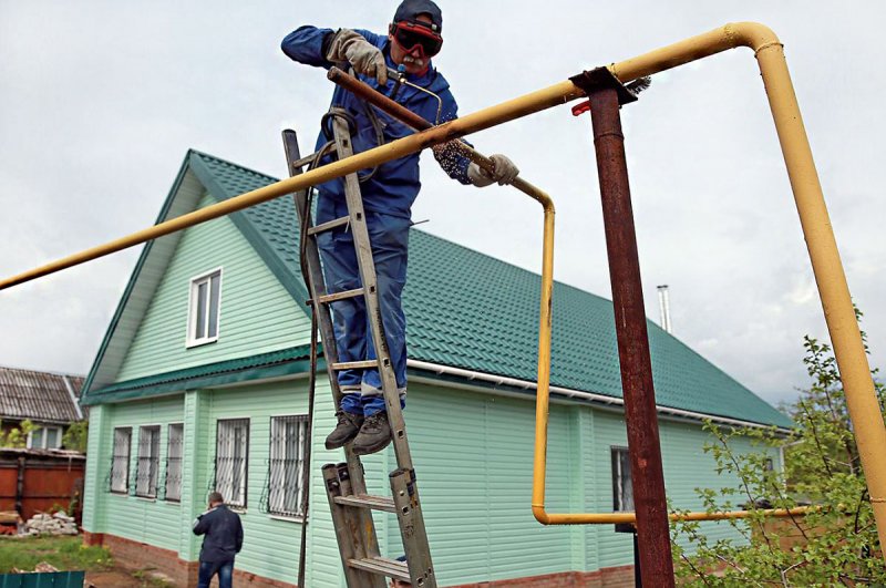 Подвод газа к дому