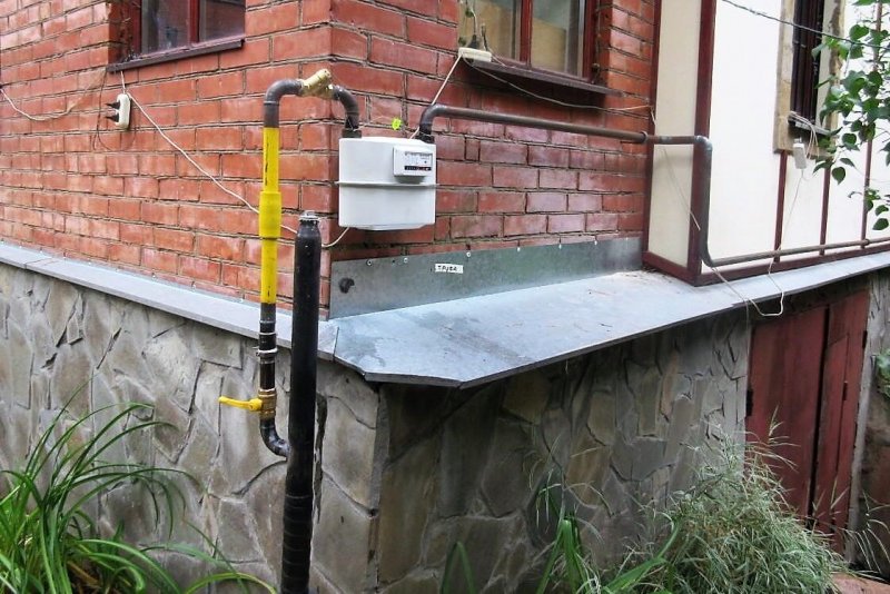 Ввод газовой трубы в частный дом