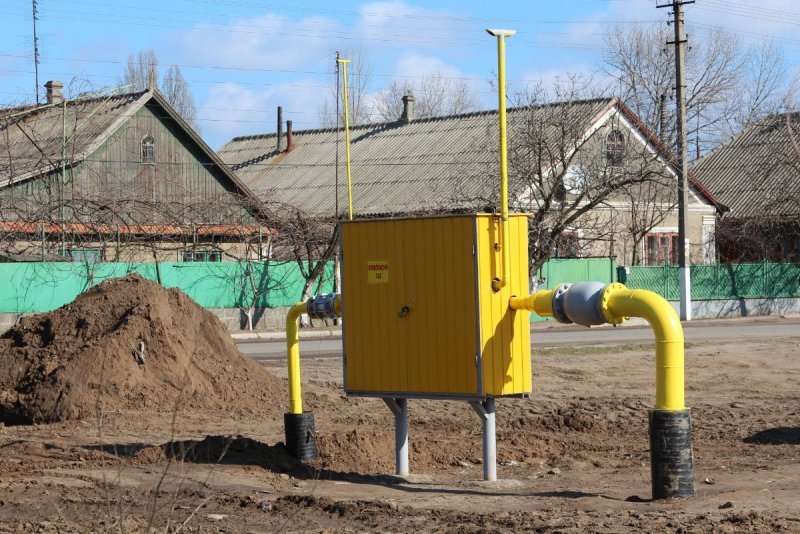 Газопровод в городе