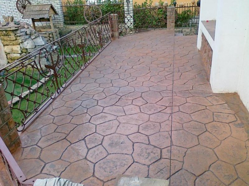 Отмостка из плитки 40х40