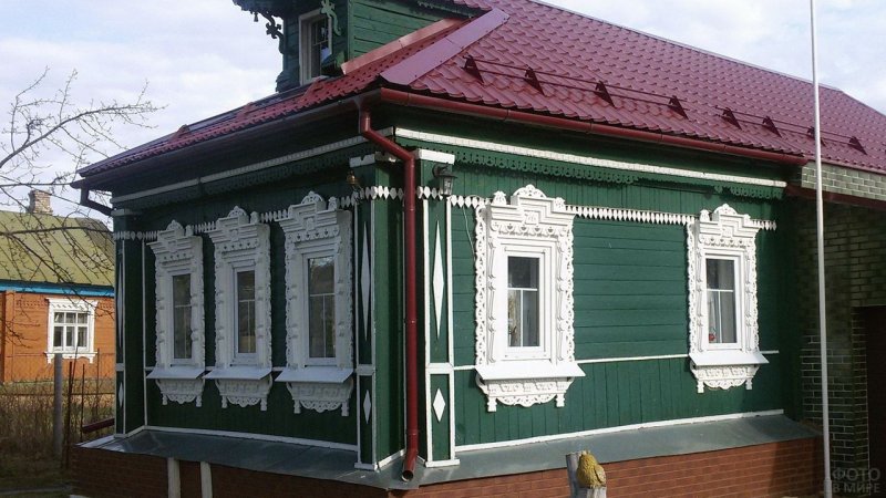 Фасады сельских домов