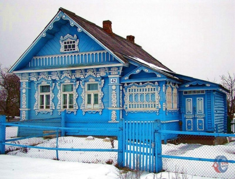 Традиционный русский дом изба