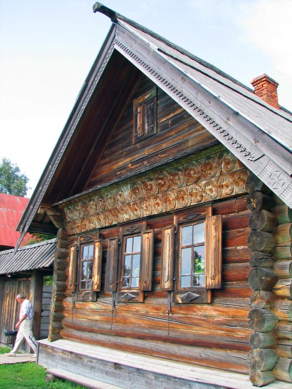 Сибирская изба 19 века