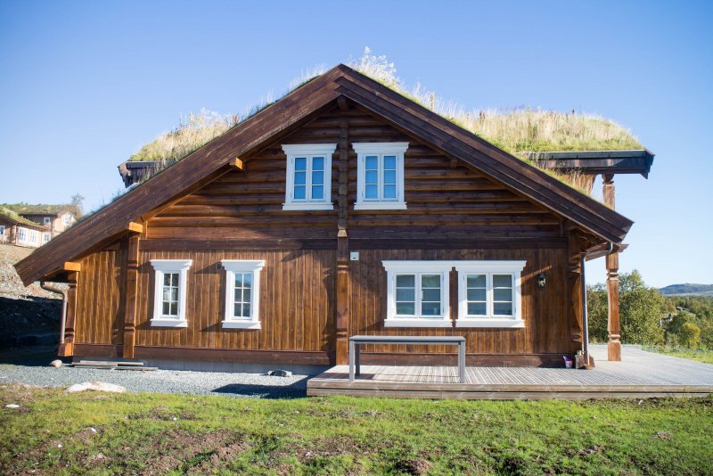 Деревянный дом деревенский фасад