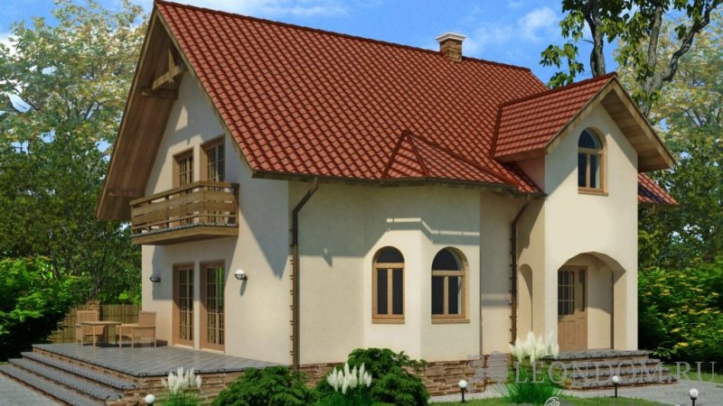 Одноэтажные дома из пескоблоков