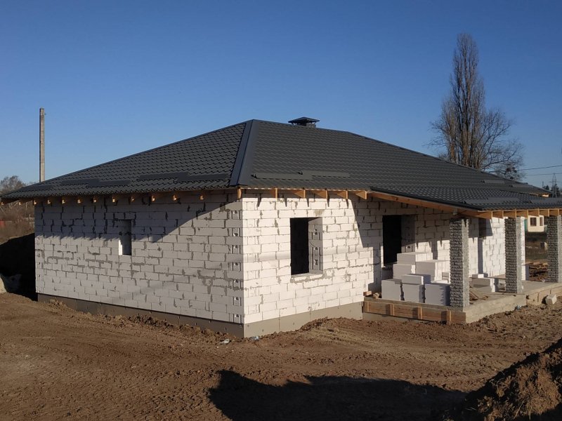 Дом из газобетонных блоков