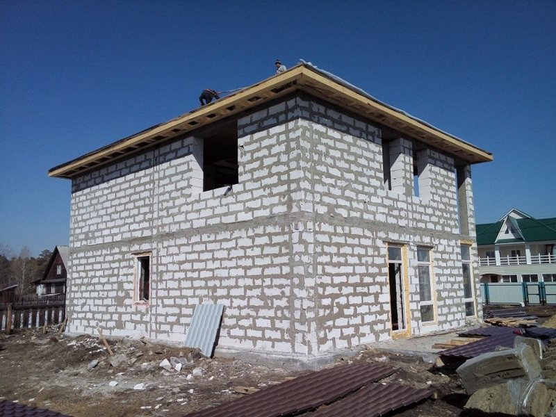 Дом газобетон