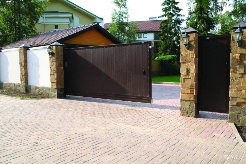 Ворота откатные 4500х2000 с автоматикой «DOORHAN 800»