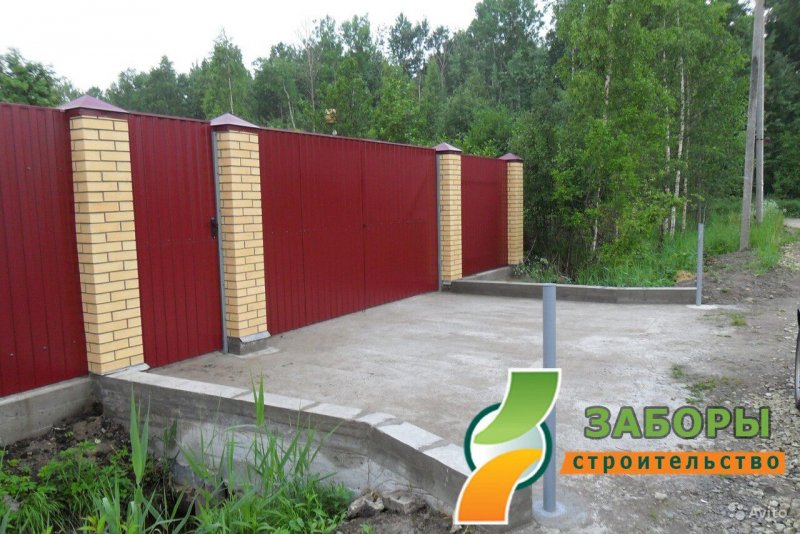 Ворота для заезда на участок