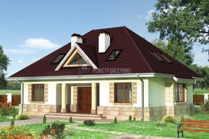 Крыши частных домов