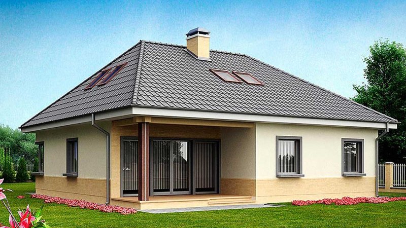 Крыши домов конверт