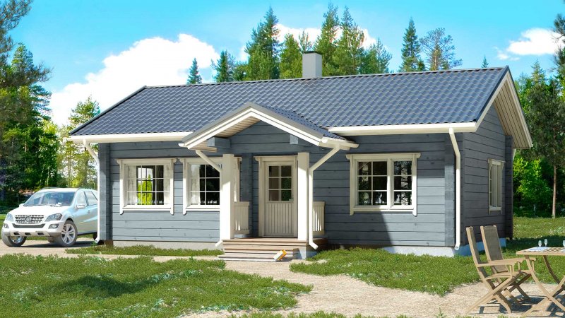 Финские домики одноэтажные
