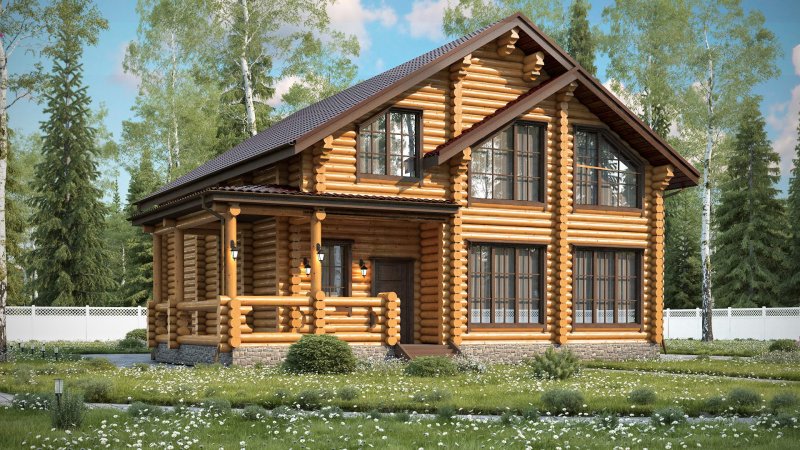 Дом Сибирский кедр