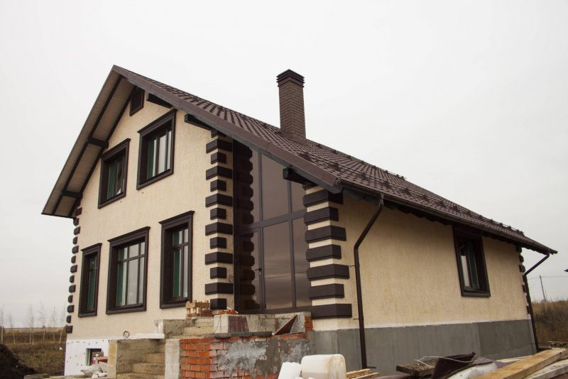 Зернохранилище из керамзитобетонных блоков