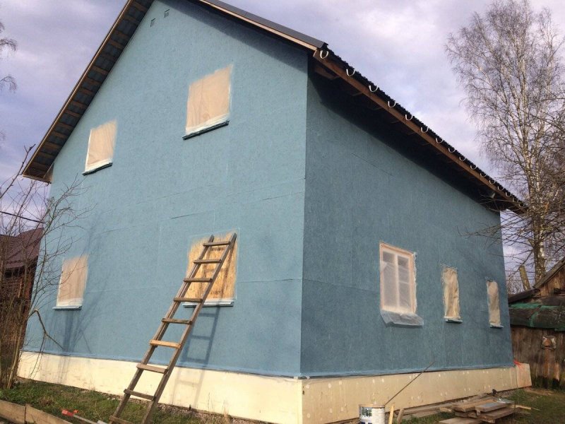 Обшить дом ОСП снаружи