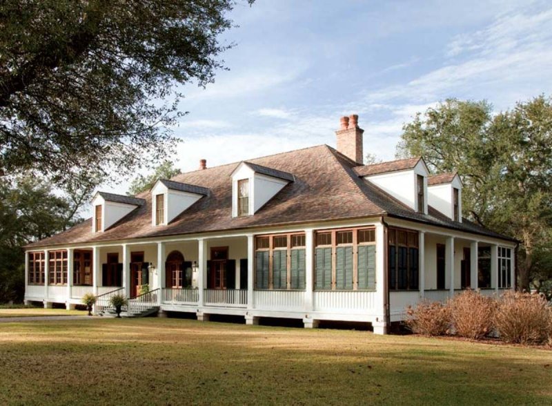 Стиль домов French Colonial Plantation