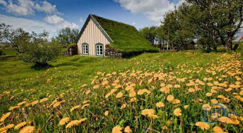Церковь Hofskirkja , Исландия