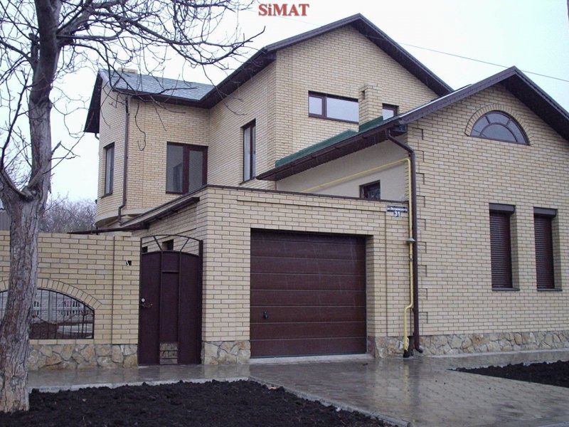 Силикатный кирпич красивый дома