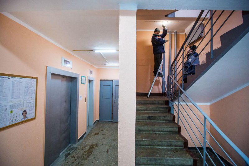 Подъезды многоквартирных домов