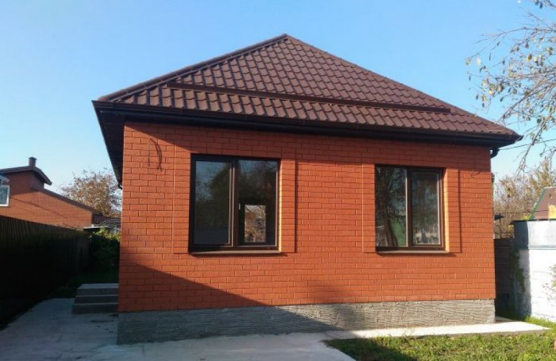 Дома из красного кирпича одноэтажные