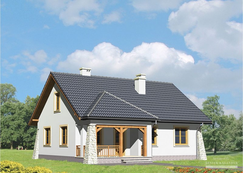 Дом с мансардой 140м