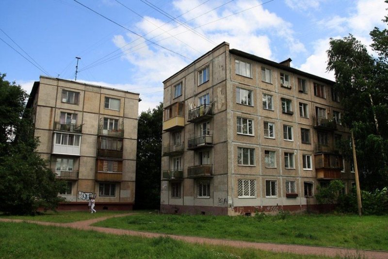 Четырехэтажная хрущевка Казань