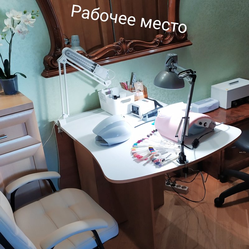 Оборудованное рабочее место мастера маникюра