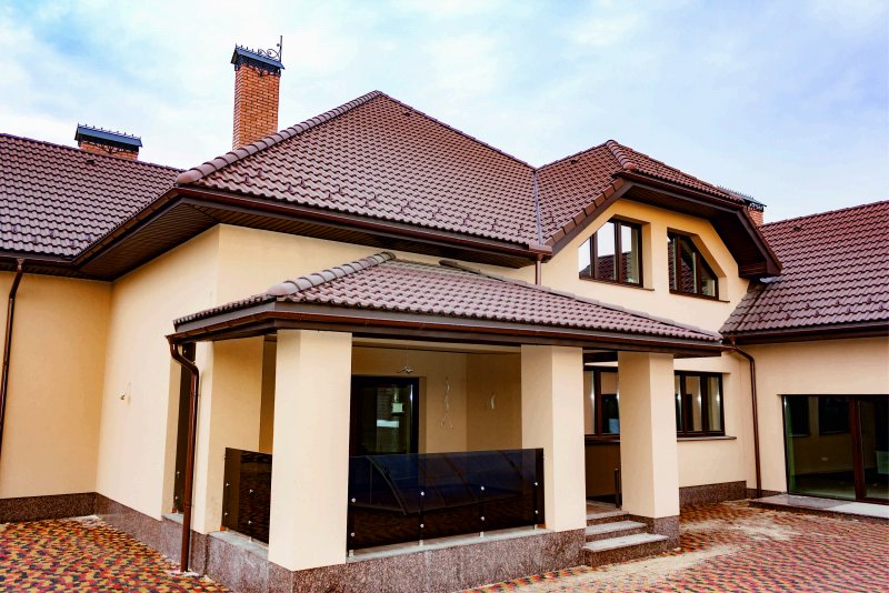 Крыша из черепицы